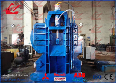 Aluminium Tembaga Hidrolik Scrap Baler Logger Penuh Otomatis 4 - 6 ton / jam Kapasitas