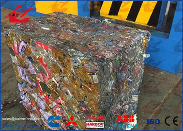 Tugas Berat Scrap Aluminium Bisa Mesin Kompaktor, 125 Ton Minuman Bisa Mesin Baler