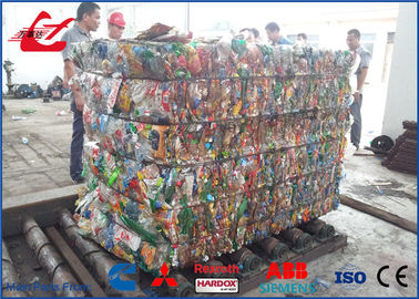 WANSHIDA Waste Paper Mesin Baling Horisontal 125Ton Force 37kW Motor