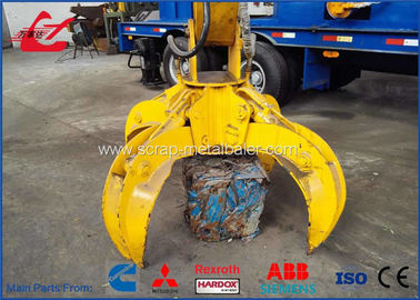 Customized Car Logger Baler, Limbah Baja Scrap Metal Bailing Press Mesin Tenaga Diesel