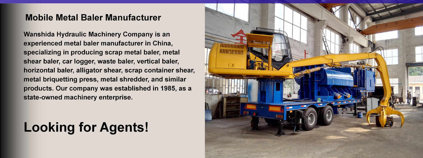 kualitas Scrap Metal Baler pabrik