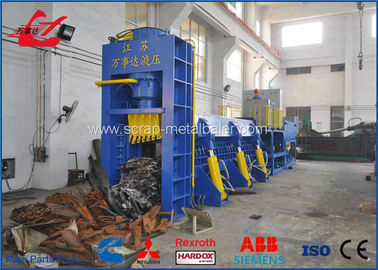 kualitas  Customized Waste Car Metal Shear Baler For Waste Car Recycling Yards 5000mm Length Press Chamber pabrik