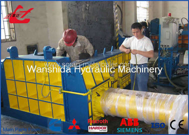 Beli Pipa Baja PLC Otomatis Penuh Limbah Aluminium Scrap Metal Balers 250x250mm online manufacture