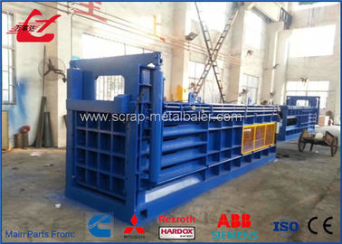 kualitas  Mitsubishi PLC Control Waste Paper Baler Hydraulic Baling Press Machine 125 Ton pabrik