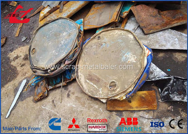 Beli Kompor Drum Logam Hidrolik Baler 790 X 790 X 1060mm Ukuran Kotak Kompres online manufacture
