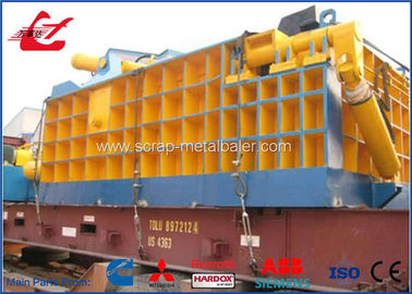 Beli 315 Ton Heavy Duty Scrap Metal Baler untuk Pabrik Peleburan Logam 22kW online manufacture