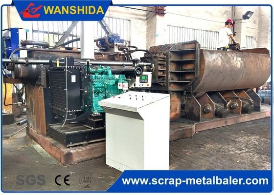 Beli Scrap metal baling press machine with feeding grab for waste aluminum profile light scrap metal online manufacture