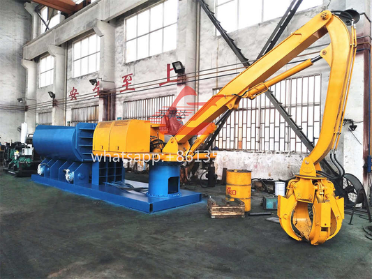 Beli WANSHIDA Scrap Metal Baler Dengan Feeding Grapple Untuk Campuran Logam Aluminium Scrap online manufacture