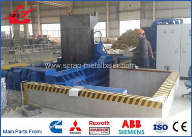 WANSHIDA 250Ton Scrap Metal Compactor Profil aluminium Baler Press Machine Kontrol katup tangan