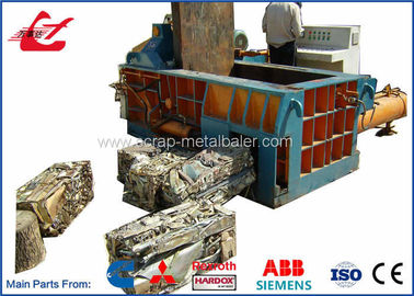 PLC Automatic Control Aluminium Can Compactor Machine, Scrap Steel Baler Machines 6500KG