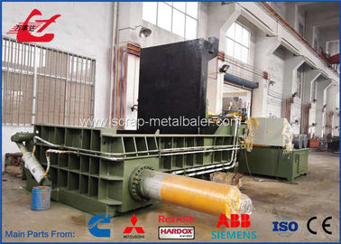 Top Turn Out Hydraulic Metal Scrap Baler Press Machine Untuk Metal Tembaga Aluminium Baja Scrap halaman daur ulang