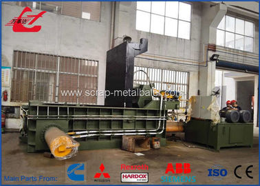 WANSHIDA 250Ton Scrap Metal Compactor Profil aluminium Baler Press Machine Kontrol katup tangan