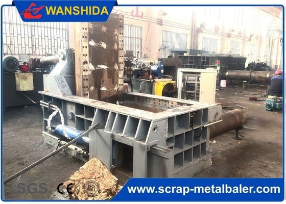 250 ton Heavy-Duty Hydraulic Scrap Metal Baler dengan Motor 90kW dan 2000x1750x900mm Press Room untuk Pabrik Baja