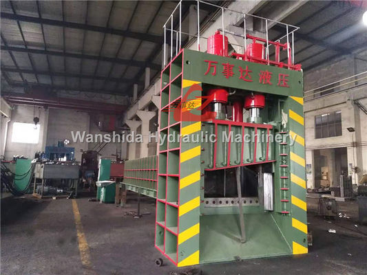 WANSHIDA 800 Ton Hidrolik Guillotine Scrap Metal Shear Gantry Shear mesin geser