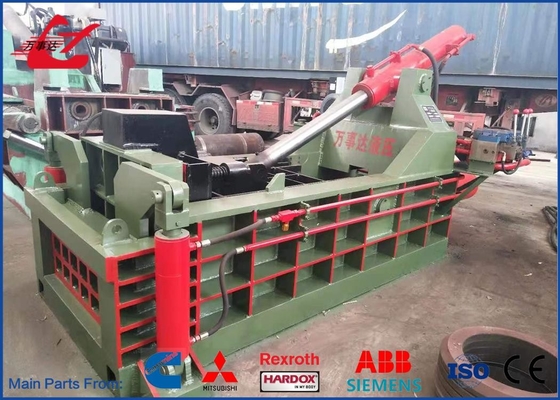 Y83Q-135 Mesin Pengepres Bal Logam Bekas Kawat Tembaga Depan