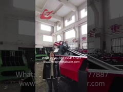 WANSHIDA 500ton scrap metal baler menunggu untuk pengiriman