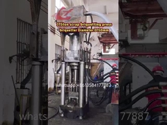 315ton Scrap Briquetting Press untuk Aluminium Sawdust/Cip besi cor/Cip tembaga