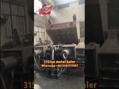 Mesin pemadat profil aluminium baler logam bekas WANSHIDA 315 ton