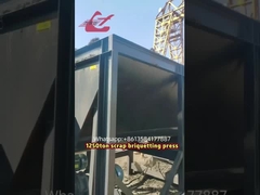 Mesin press briket serbuk gergaji logam besi cor aluminium serpihan baja 1250 ton