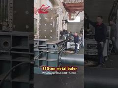 Mesin pengepres hidraulik WANSHIDA 250 ton untuk pengepresan dan pengepakan besi tua HMS (Heavy Metal Scrap)