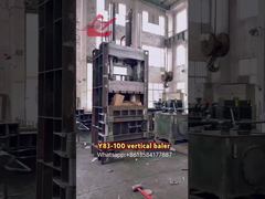 Mesin Pengepres Vertikal Hidrolik Y82-100 untuk Pengepresan Limbah kertas karton botol plastik