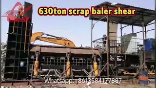 Geser baler besi tua seberat 630ton bekerja dengan sempurna di SriLanka