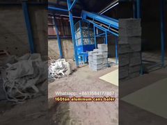 Mesin baler press baling kaleng aluminium 160ton