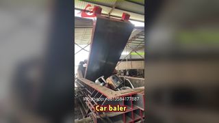 Mesin Baler Scrap Metal Mobil Tugas Berat | Baling Mobil Hidraulik Kompresi Tinggi untuk Daur Ulang
